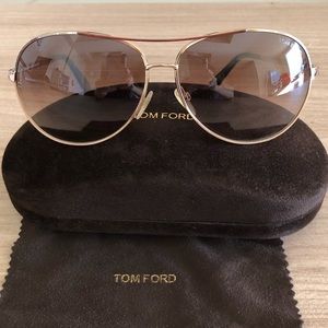 Charles Sunglasses, rose gold/brown polarized